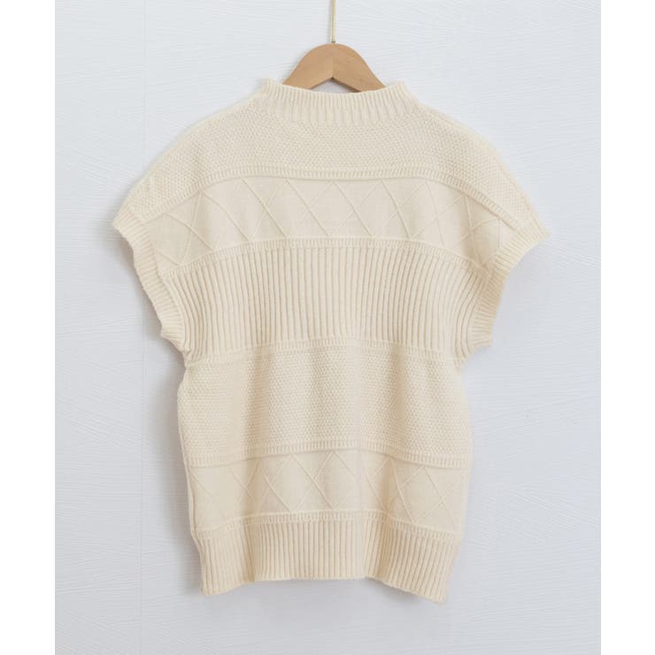 ニットベスト プチハイネック ニットジレ | SUNSHINE CLOSET | 詳細画像20 