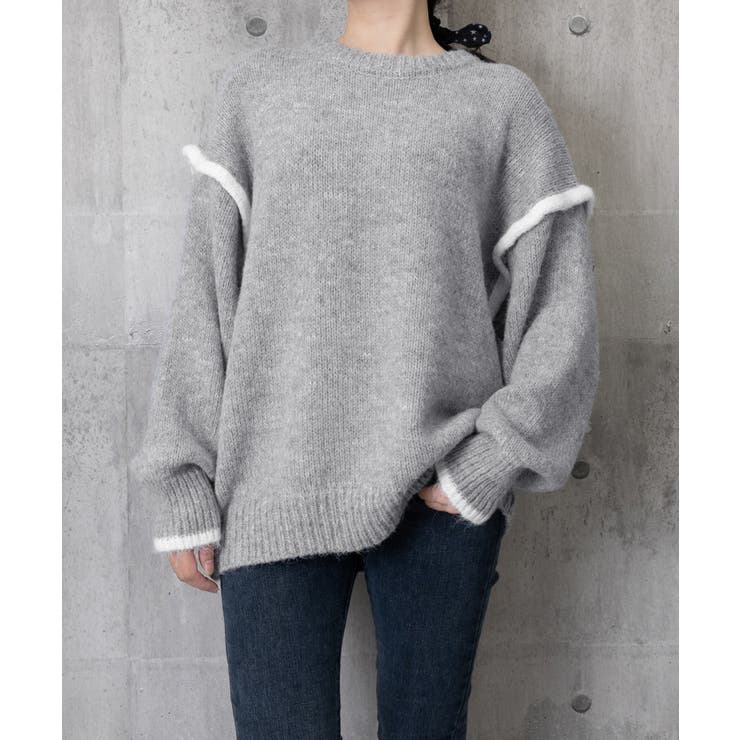 ゆったりニットトップスラウンドネック冬服 | SUNSHINE CLOSET | 詳細画像13 