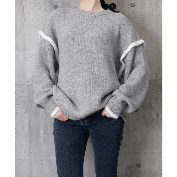 ゆったりニットトップスラウンドネック冬服 | SUNSHINE CLOSET | 詳細画像14 