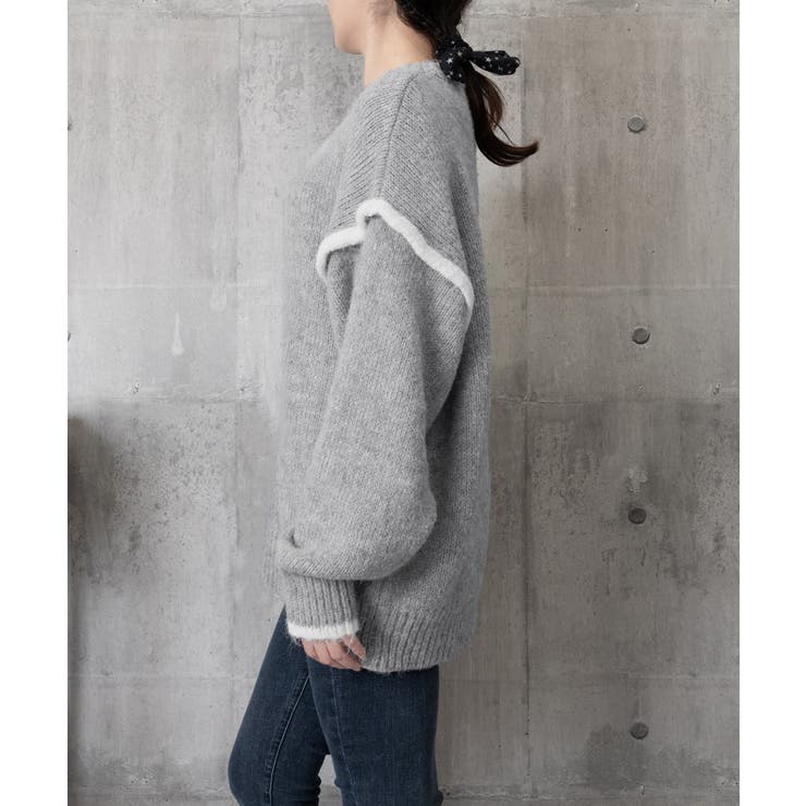 ゆったりニットトップスラウンドネック冬服 | SUNSHINE CLOSET | 詳細画像16 