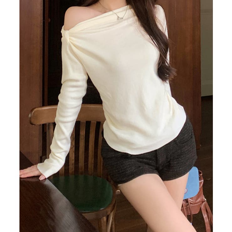オフショルダーニットトップス 肌見せ秋服 | SUNSHINE CLOSET | 詳細画像10 
