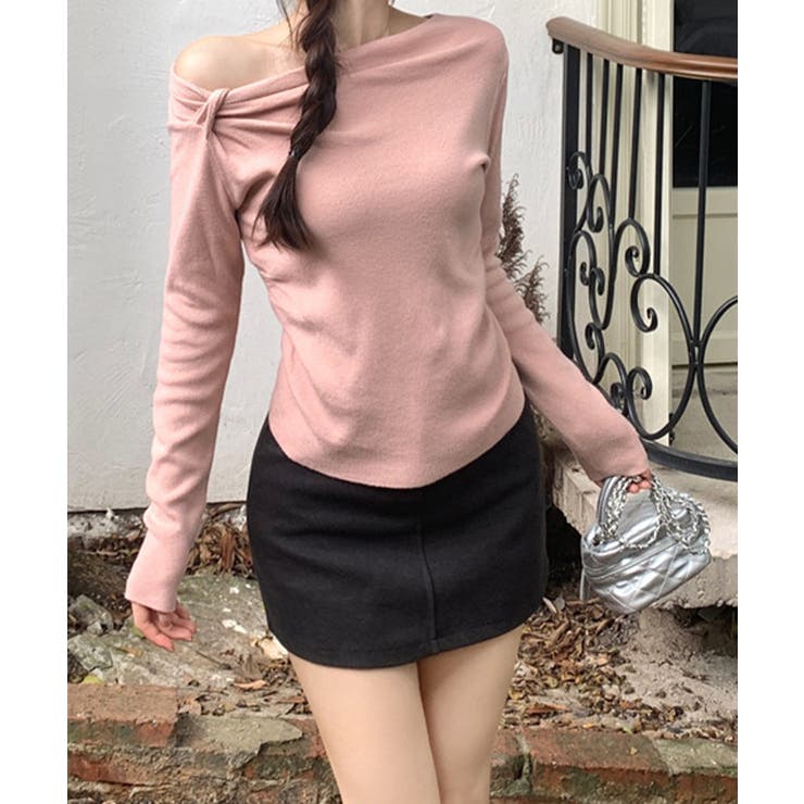 オフショルダーニットトップス 肌見せ秋服 | SUNSHINE CLOSET | 詳細画像18 