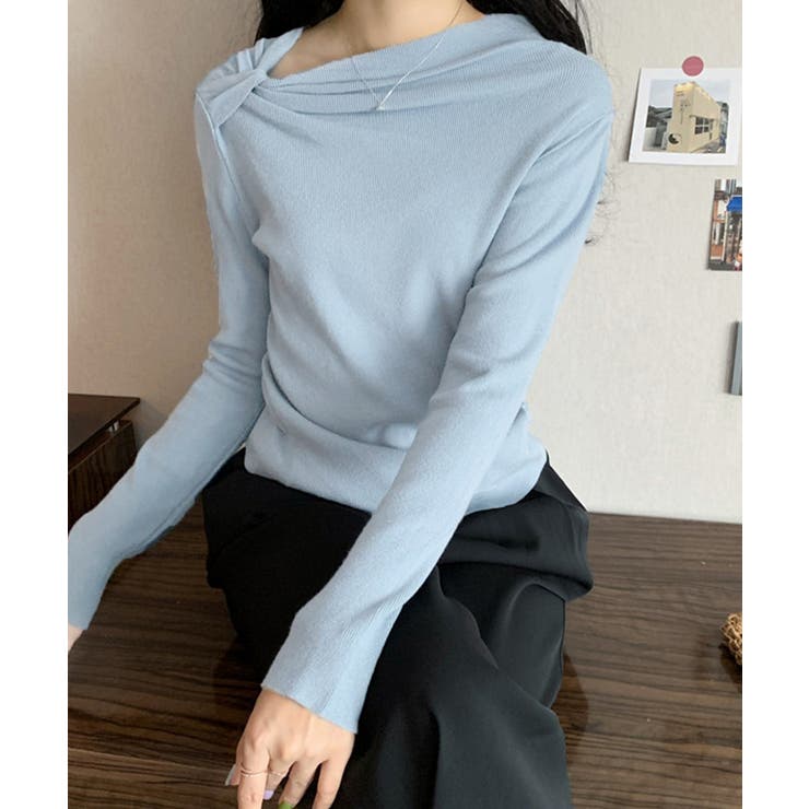 オフショルダーニットトップス 肌見せ秋服 | SUNSHINE CLOSET | 詳細画像2 