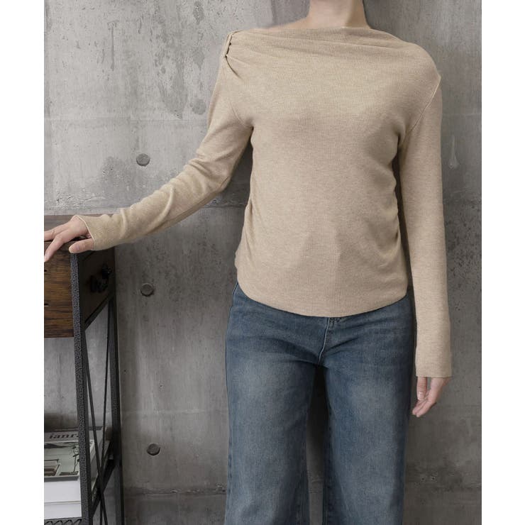 オフショルダーニットトップス 肌見せ秋服 | SUNSHINE CLOSET | 詳細画像20 