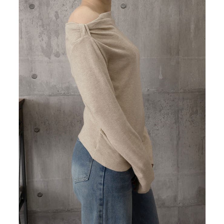 オフショルダーニットトップス 肌見せ秋服 | SUNSHINE CLOSET | 詳細画像22 