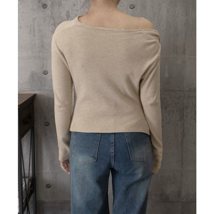 オフショルダーニットトップス 肌見せ秋服 | SUNSHINE CLOSET | 詳細画像23 