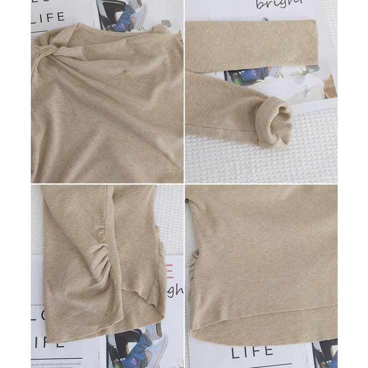 オフショルダーニットトップス 肌見せ秋服 | SUNSHINE CLOSET | 詳細画像26 