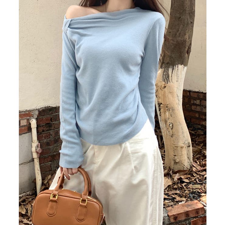 オフショルダーニットトップス 肌見せ秋服 | SUNSHINE CLOSET | 詳細画像3 