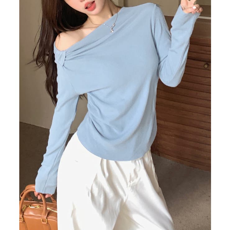 オフショルダーニットトップス 肌見せ秋服 | SUNSHINE CLOSET | 詳細画像5 