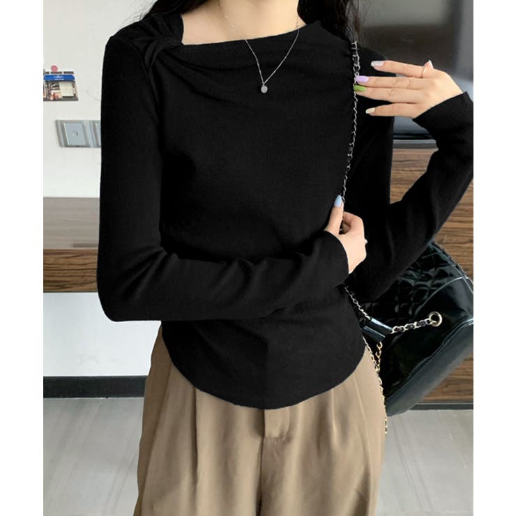 オフショルダーニットトップス 肌見せ秋服 | SUNSHINE CLOSET | 詳細画像6 