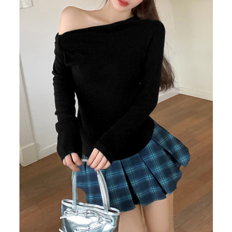 オフショルダーニットトップス 肌見せ秋服 | SUNSHINE CLOSET | 詳細画像7 