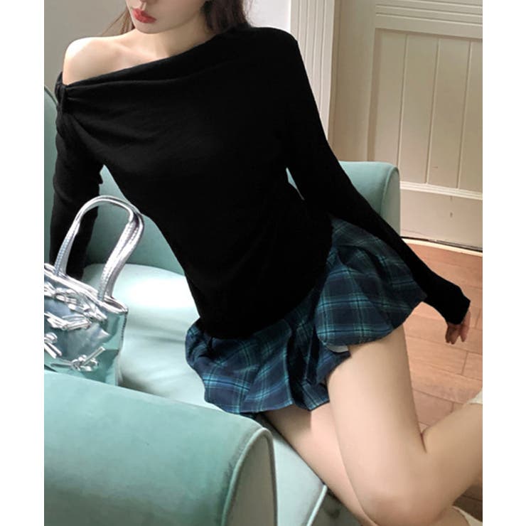 オフショルダーニットトップス 肌見せ秋服 | SUNSHINE CLOSET | 詳細画像8 