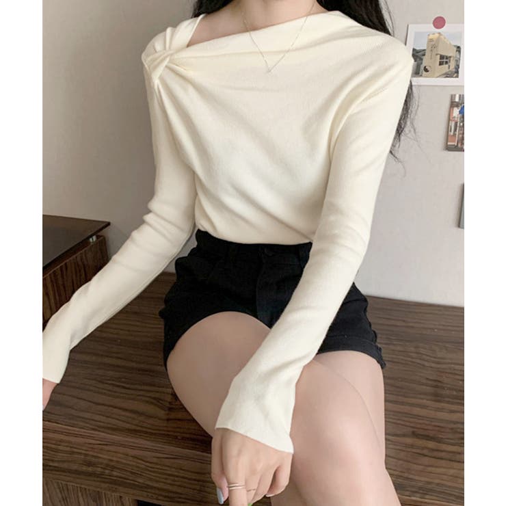 オフショルダーニットトップス 肌見せ秋服 | SUNSHINE CLOSET | 詳細画像9 