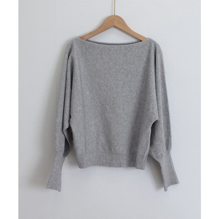 ボートネックニットトップスオフショルダー | SUNSHINE CLOSET | 詳細画像25 