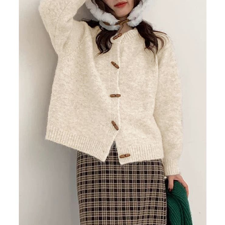 トグルボタンニットカーディガン長袖秋冬服 | SUNSHINE CLOSET | 詳細画像5 