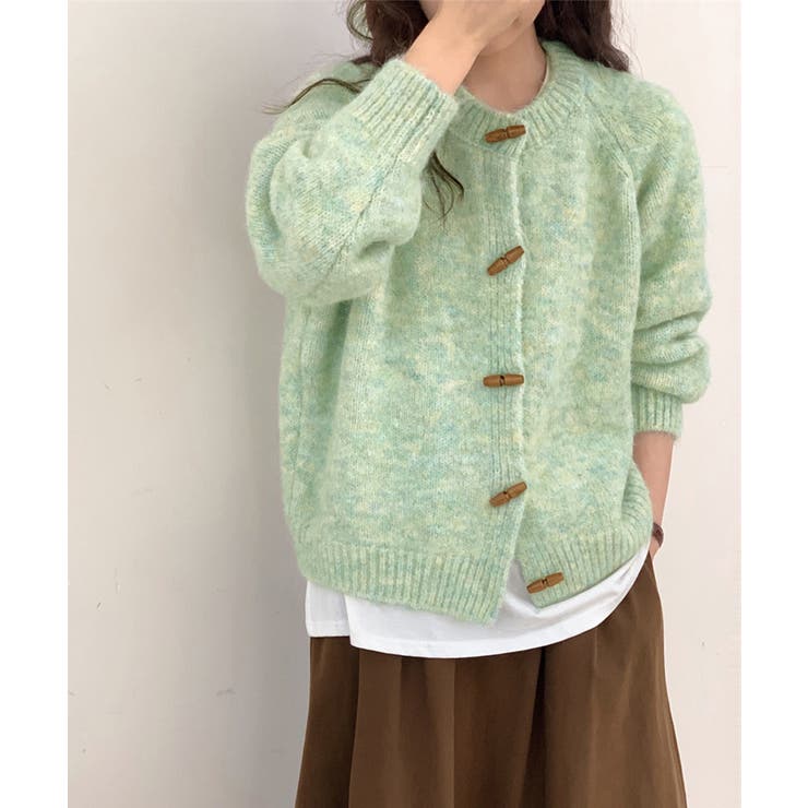 トグルボタンニットカーディガン長袖秋冬服 | SUNSHINE CLOSET | 詳細画像8 