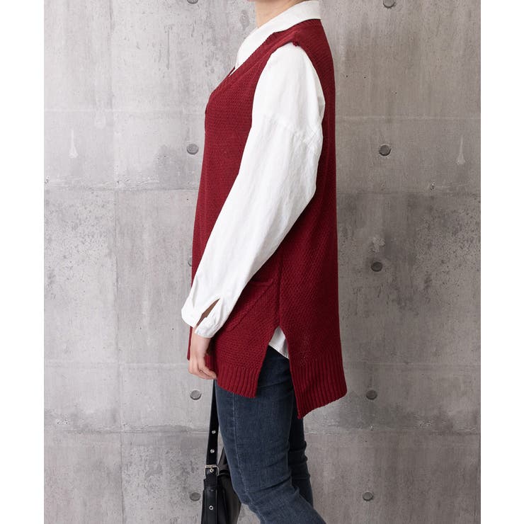 レディース サイドスリット ニットチョッキ | SUNSHINE CLOSET | 詳細画像19 