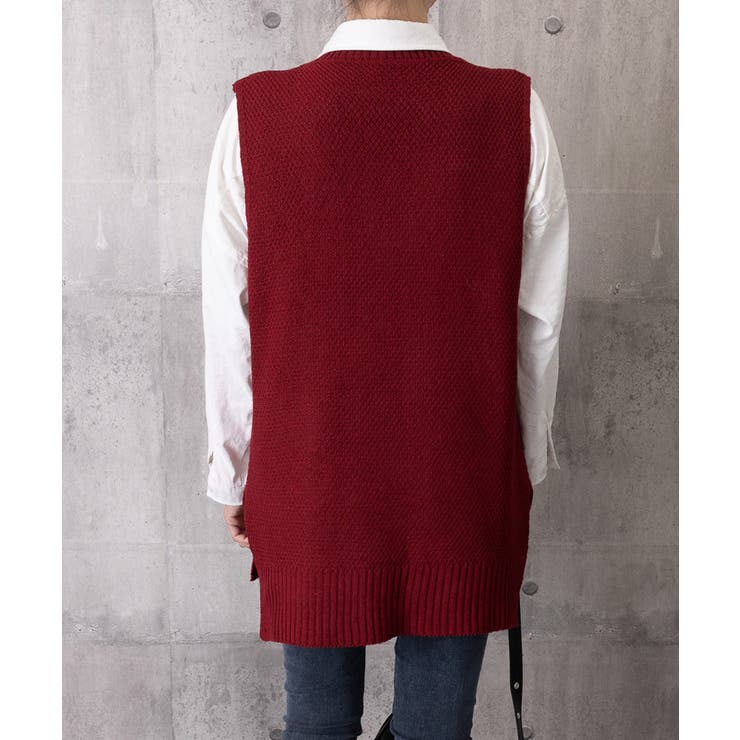 レディース サイドスリット ニットチョッキ | SUNSHINE CLOSET | 詳細画像20 