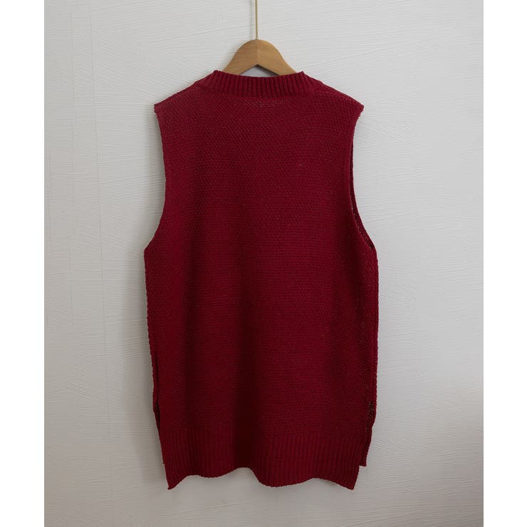 レディース サイドスリット ニットチョッキ | SUNSHINE CLOSET | 詳細画像22 