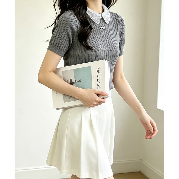 サマーニット レディース 大人可愛い夏服 | SUNSHINE CLOSET | 詳細画像5 