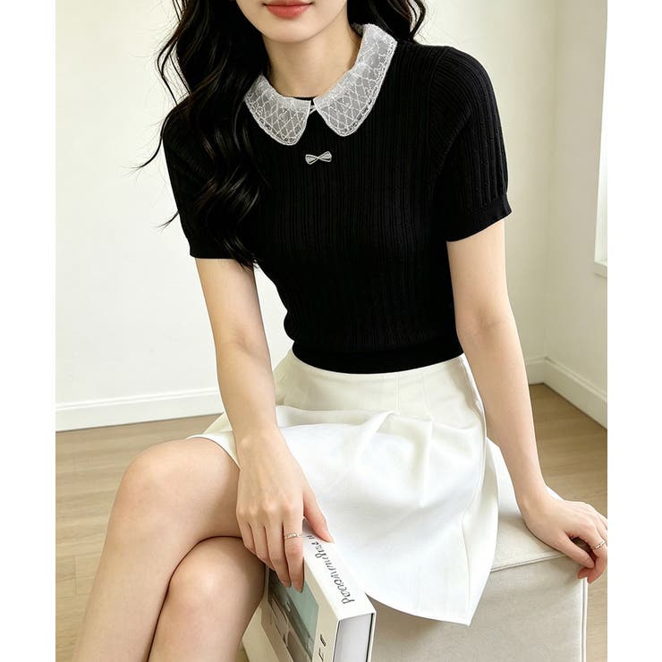 サマーニット レディース 大人可愛い夏服 | SUNSHINE CLOSET | 詳細画像7 