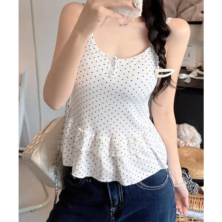 ブラトップキャミ レディース 大人可愛い夏服 | SUNSHINE CLOSET | 詳細画像1 