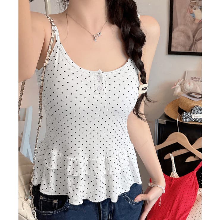ブラトップキャミ レディース 大人可愛い夏服 | SUNSHINE CLOSET | 詳細画像13 