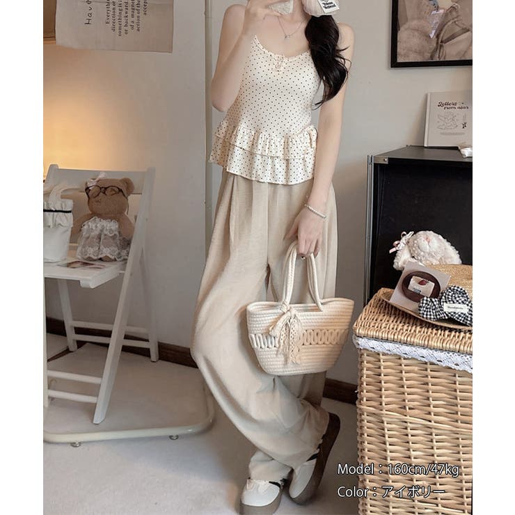 ブラトップキャミ レディース 大人可愛い夏服 | SUNSHINE CLOSET | 詳細画像5 