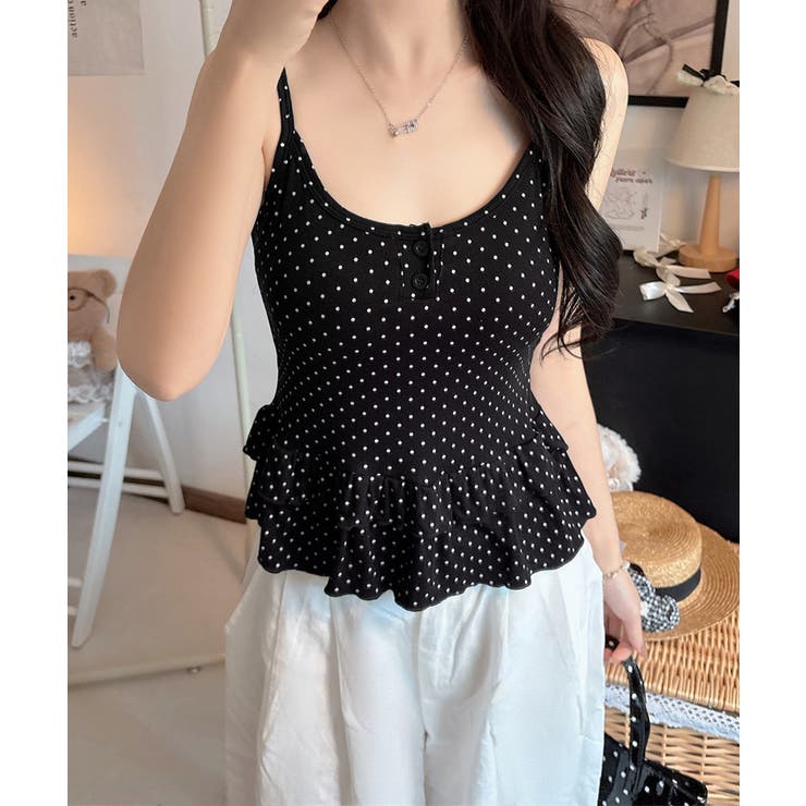 ブラトップキャミ レディース 大人可愛い夏服 | SUNSHINE CLOSET | 詳細画像6 