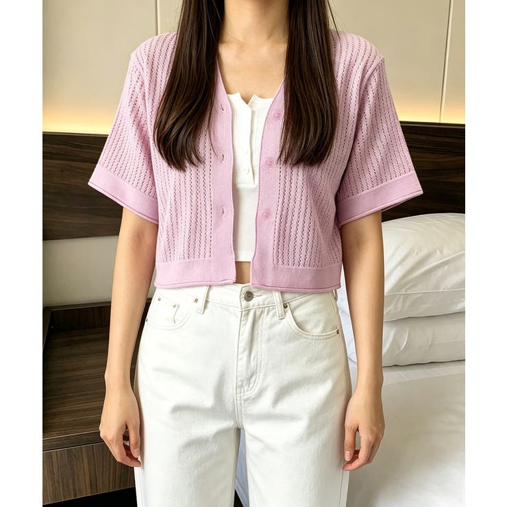 レディース クロップド丈 ニットトップス | SUNSHINE CLOSET | 詳細画像6 