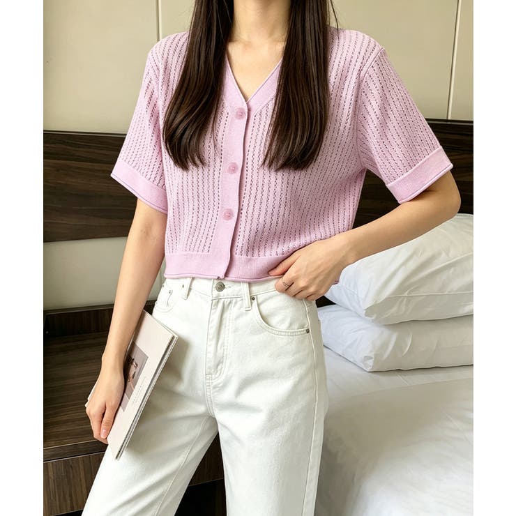 レディース クロップド丈 ニットトップス | SUNSHINE CLOSET | 詳細画像7 