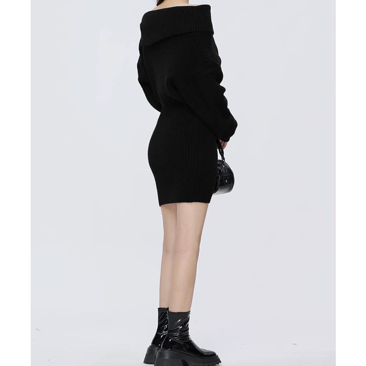 ニットワンピースオフショルダーワンピース | SUNSHINE CLOSET | 詳細画像8 