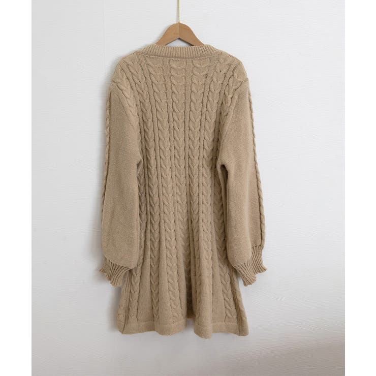 ニットワンピース ケーブル編みミニワンピ | SUNSHINE CLOSET | 詳細画像13 