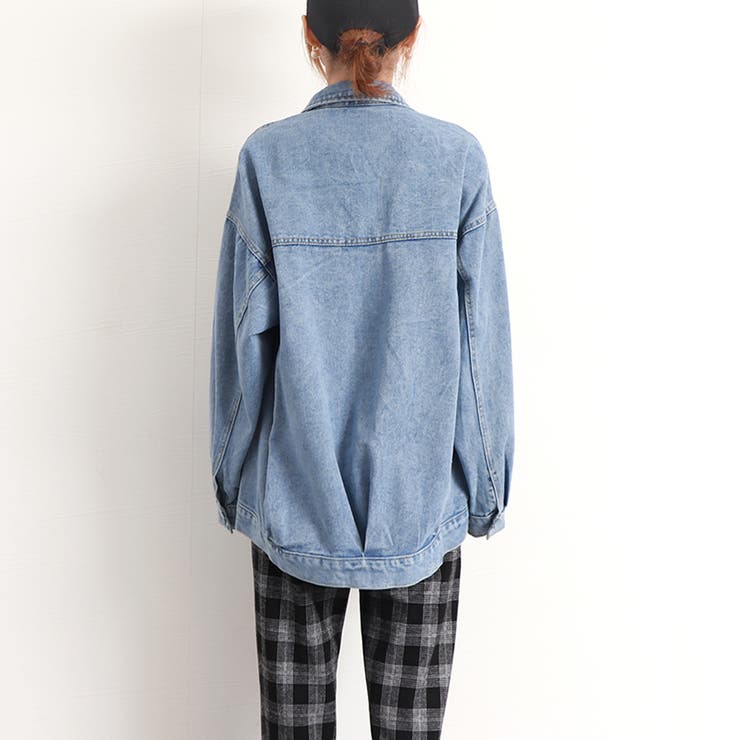 デニムジャケットゆったり レディース春秋 | SUNSHINE CLOSET | 詳細画像16 