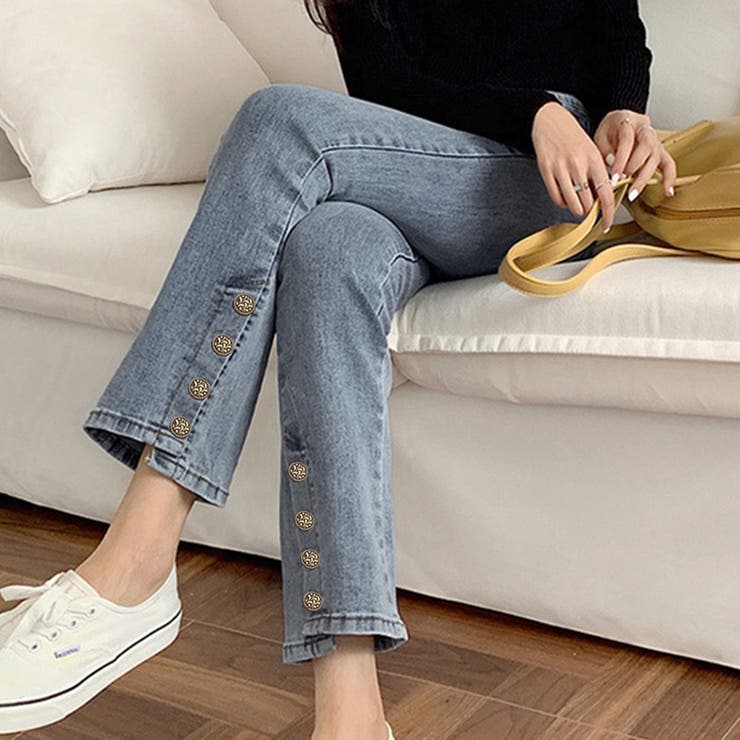 アンクル丈 デニムパンツ レディース韓国 | SUNSHINE CLOSET | 詳細画像1 