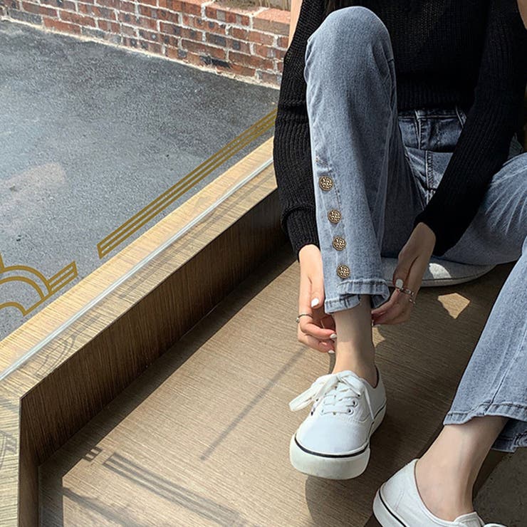 アンクル丈 デニムパンツ レディース韓国 | SUNSHINE CLOSET | 詳細画像10 