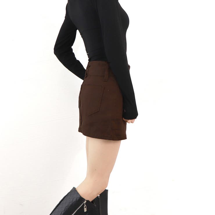 キュロットデニムスカート ハイウエスト | SUNSHINE CLOSET | 詳細画像38 