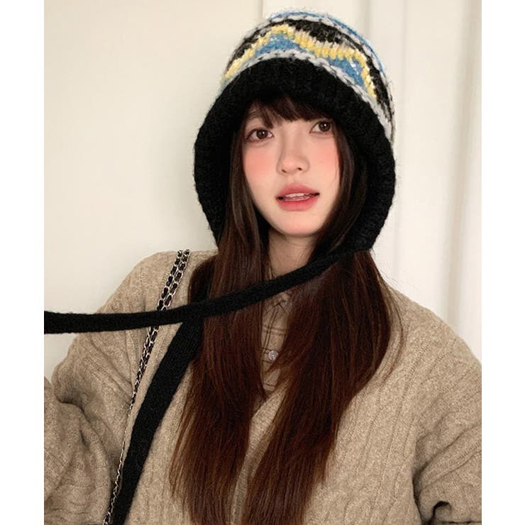 ニットバケットハット フェアアイル柄帽子 | SUNSHINE CLOSET | 詳細画像10 