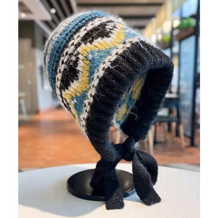 ニットバケットハット フェアアイル柄帽子 | SUNSHINE CLOSET | 詳細画像15 