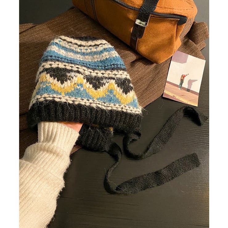 ニットバケットハット フェアアイル柄帽子 | SUNSHINE CLOSET | 詳細画像17 