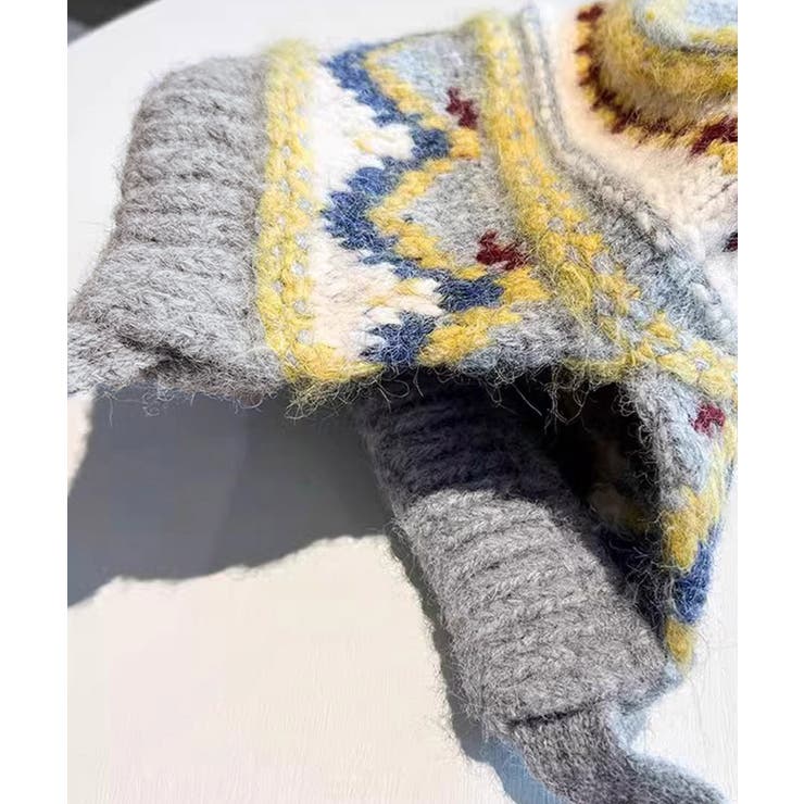 ニットバケットハット フェアアイル柄帽子 | SUNSHINE CLOSET | 詳細画像21 