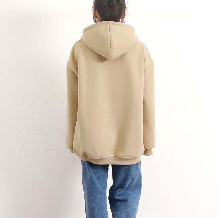 裏起毛パーカー プルオーバー スウェット[品番：AGCW0003428