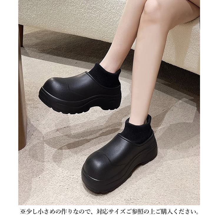 EVAショートブーツ ソックス風 裏起毛 | SUNSHINE CLOSET | 詳細画像3 