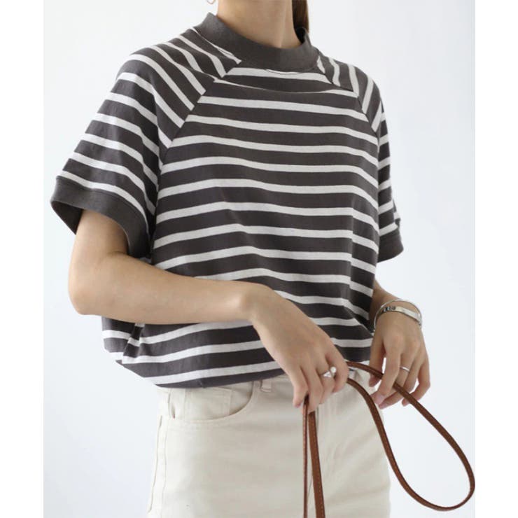 綿混tシャツ クルーネックカットソー プルオーバー着やせ夏トップス | SUNSHINE CLOSET | 詳細画像1 