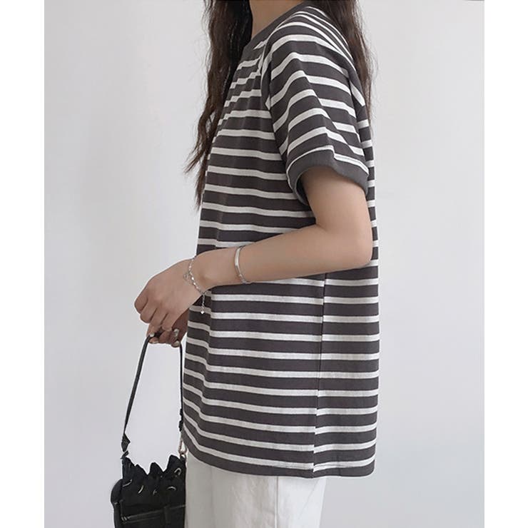 ボーダーTシャツ 半袖チュニックTシャツ | SUNSHINE CLOSET | 詳細画像2 