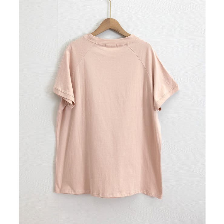 綿混tシャツ クルーネックカットソー プルオーバー着やせ夏トップス | SUNSHINE CLOSET | 詳細画像45 