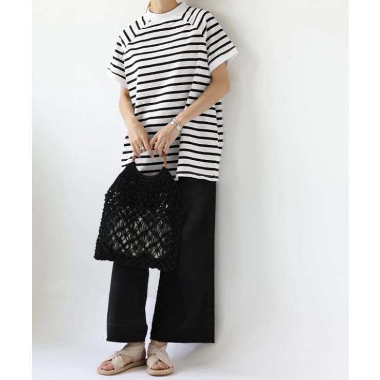 ボーダーTシャツ 半袖チュニックTシャツ | SUNSHINE CLOSET | 詳細画像7 