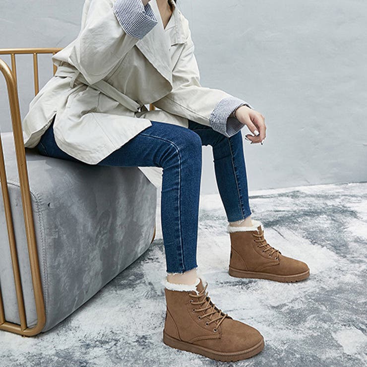 ムートンブーツ美脚脚長ショートブーツ | SUNSHINE CLOSET | 詳細画像12 