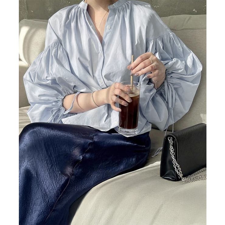 ランタンスリーブシャツブラウスレディース | SUNSHINE CLOSET | 詳細画像1 