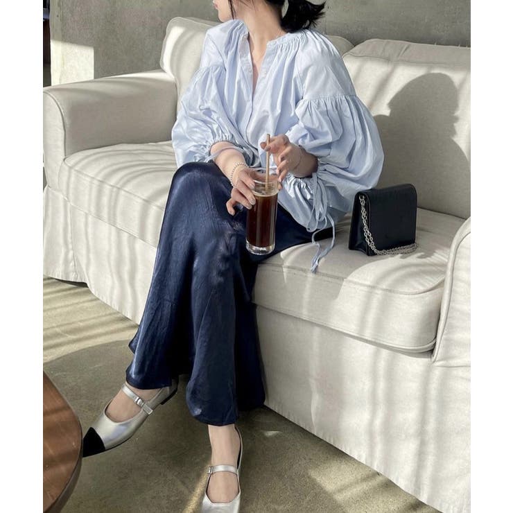 ランタンスリーブシャツブラウスレディース | SUNSHINE CLOSET | 詳細画像11 